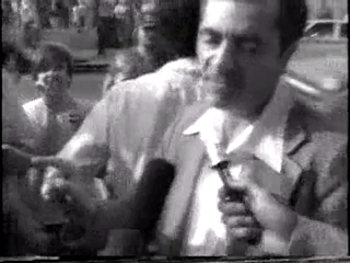 Rabbi Kahane at Chicago Nazi headquarters 1977 00:01:47